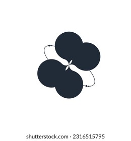 Y2k Shape modern Sipmle Graphic. Retro Geometric shape. Isolated Abstract y2k form. Minimal aesthetic design. Trendy vector illustration.