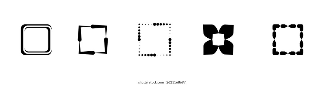 Y2k shape Vector Illustration Clip Art Element Set