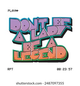 Y2k slogan design for printed graphic tees