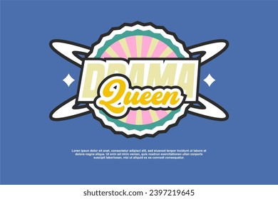 y2k sticker vector design quotes template suitable for tshirt as well, ready for printing