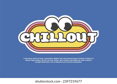 y2k sticker vector design quotes template suitable for tshirt as well, ready for printing
