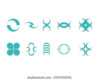 Y2k Streetwear Design Element Set