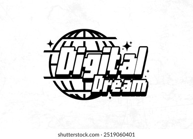 y2k streetwear typography quotes t-shirt design templates