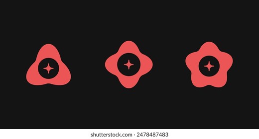 Y2K style elements. Y2K retro futuristic ellipse elements for posters, flyers, banners, clothes, social media, graphic design. 2000s circle shapes. Y2K aesthetics. Vector.