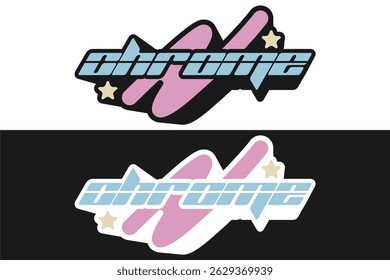 Y2K Style Graphic Design vector
