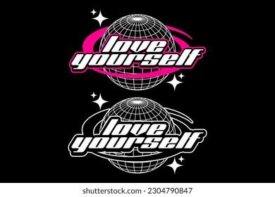 y2k Style Tshirt Designs Graphic
