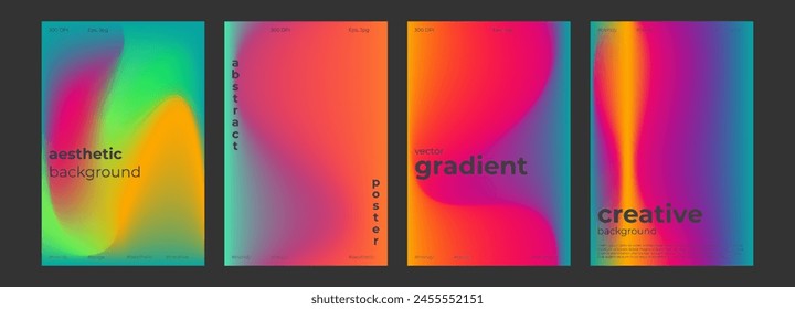 Y2k Trendy Aesthetic abstract gradient blue yellow color background with translucent blurred pattern. Retro faded social media poster, stories highlight templates for digital marketing for stories.