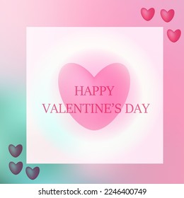 Y2k Valentines Day vector background illustration template with hearts for sale banner, flyer, invitation, poster, stories, social media