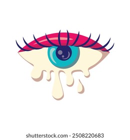 Y2K Vector Illustration - Eye