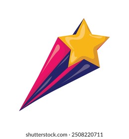 Ilustración vectorial Y2K - Estrella