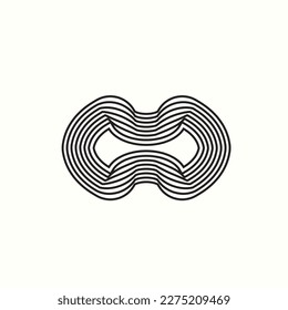 Y2K-inspired Retro-Futuristic Graphics Collection: Elevate Your Design Game with Abstract Geometric Symbols and Objects. Perfect for Note Templates, Posters, Banners, Logos, and More.
