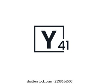 Y41, 41Y Initial letter logo