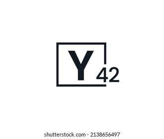 Y42, 42Y Initial letter logo