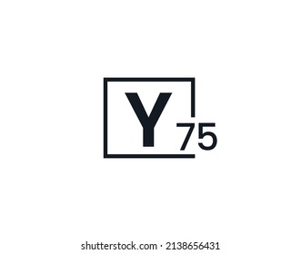 Y75, 75Y Initial letter logo
