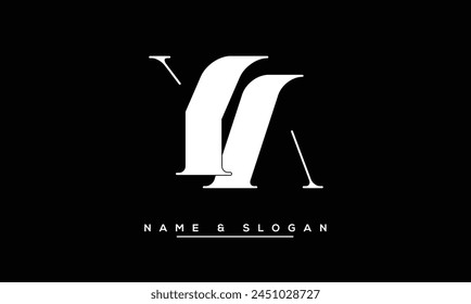 YA, AY Abstract Letters Logo Monogram