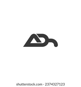 YA- oder AY-Logo und Symboldesign