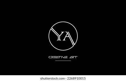 YA, AY, Y, A abstract letters logo monogram