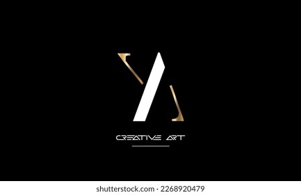 YA, AY, Y, A abstract letters logo monogram
