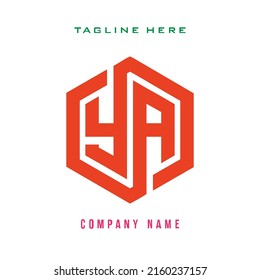 YA lettering logo is simple, easy to understand and authoritative