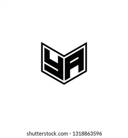 YA Logo Letters initial Designs Template