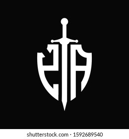 YA logo with shield shape and sword