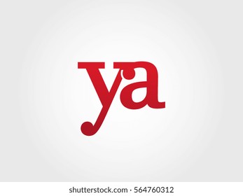 ya lowercase logotype