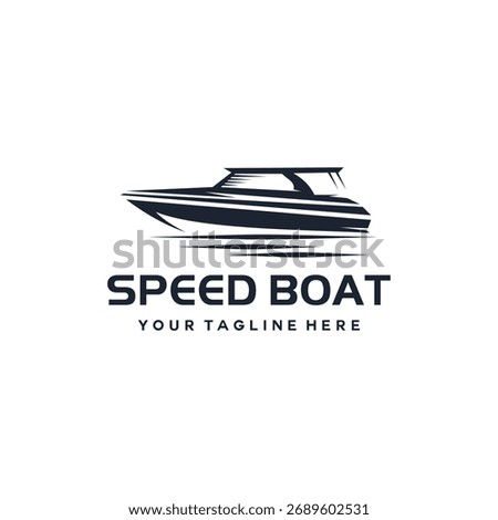 
Yacht Boat Logo Design Vector Symbol Illustration, icon.  Suitable for your design need, logo, illustration, animation, etc.
