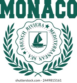 Yacht Club náutico de lujo mar océano Vela Bote Ancla slogan marinero tendencia Vector de moda Varsity Lindo Trending T-shirt Ropa logo eslogan gráfico tipografía tote badge emblem crest