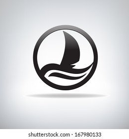 yacht. Company logo design.