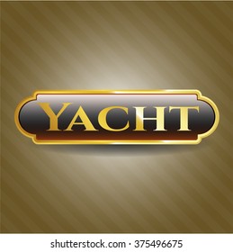 Yacht golden badge