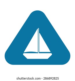 Yacht icon.