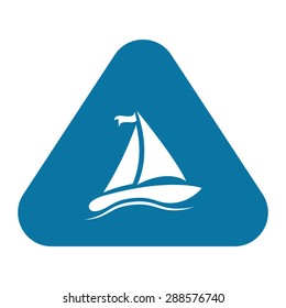 Yacht icon.