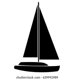 Yacht icon .