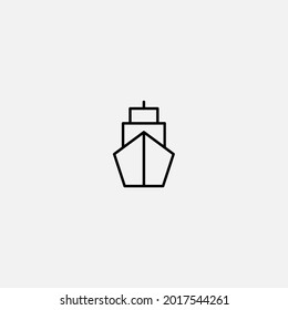 Yacht icon sign vector,Symbol, logo illustration for web and mobile