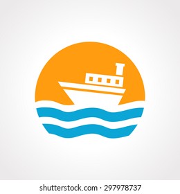 Yacht Icon vector