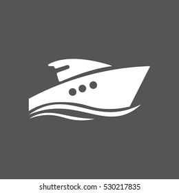 Yacht Icon, Vector