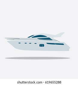 Yacht icon, vector illustration design. Travel and transport icons.