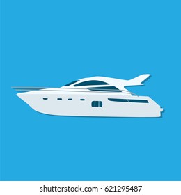 Yacht icon, vector illustration design.