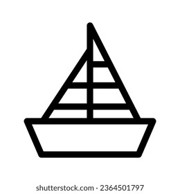 Yacht Icon Vector Symbol Design Illustration