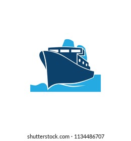 yacht logo design vector