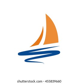 Yacht logo templates. Vector, Sailboat, Nautical, Marine, Symbols