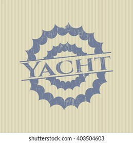 Yacht rubber stamp