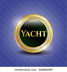 Yacht shiny emblem