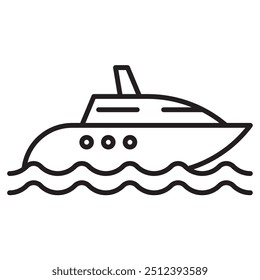 Yacht Ship for Transportation Icon