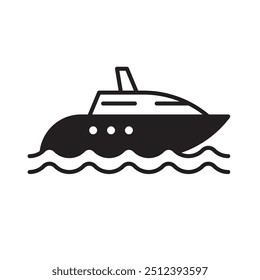 Yacht Ship for Transportation Icon