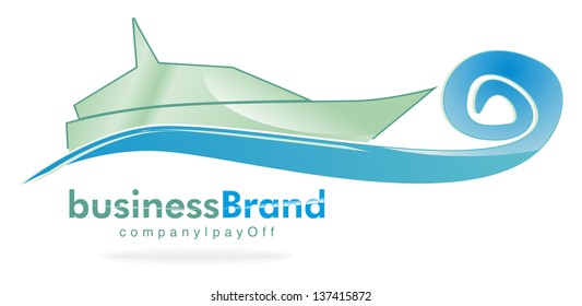 yacht under way
