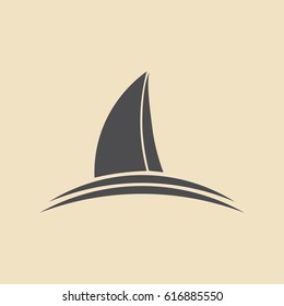 yacht vector icon