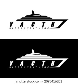 yachts icon logo design vector