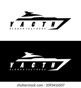 yachts icon logo design vector