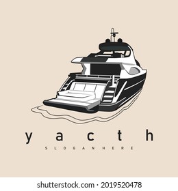 yachts logo brand design vector